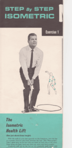 1- ISOTONIC – ISOMETRIC EXERCISE